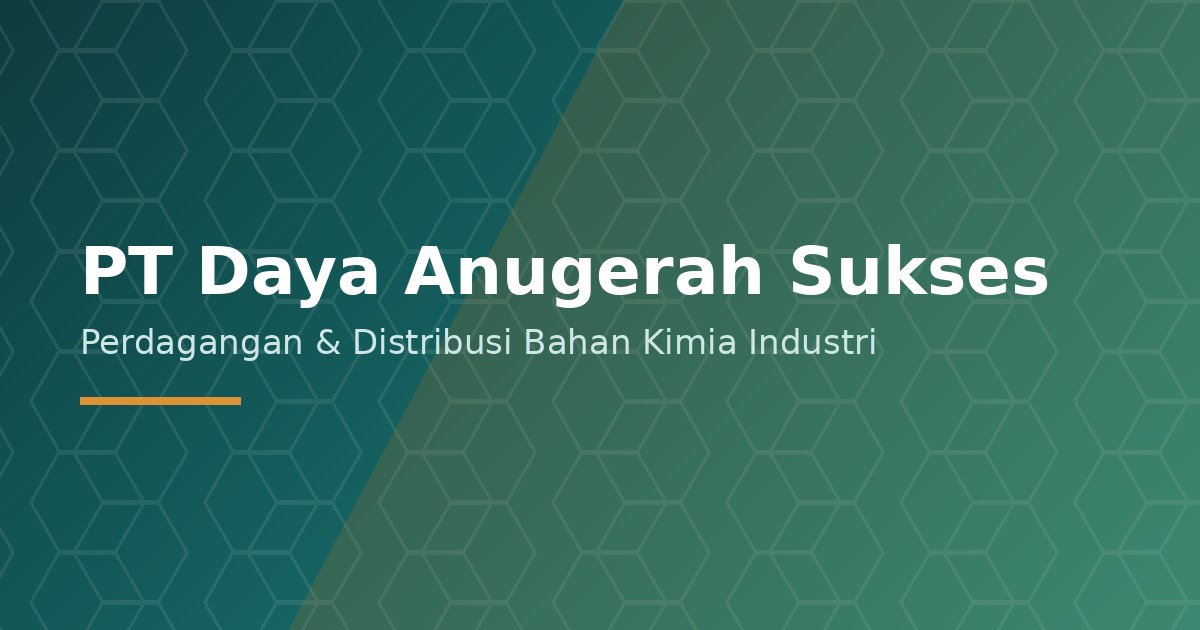 PT Daya Anugerah Sukses (DAS Chemical)